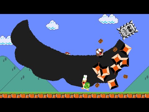 Every time Mario jumps, his MUSTACHE gets Bigger!