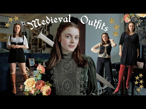 How to style Medieval-core Outfits // casual, thrifted