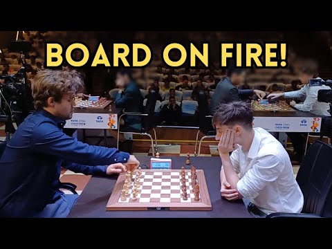 The Crazy Magnus Carlsen vs Daniil Dubov Clash