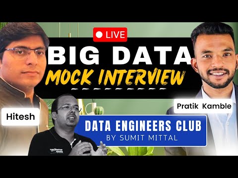 Big Data Engineer Mock Interview | Real-time Project Questions | Amount of Data | Cluster Size
