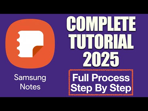 Samsung Notes Detailed Tutorial 2025 - How To Use Samsung Notes For Study and Teaching Online