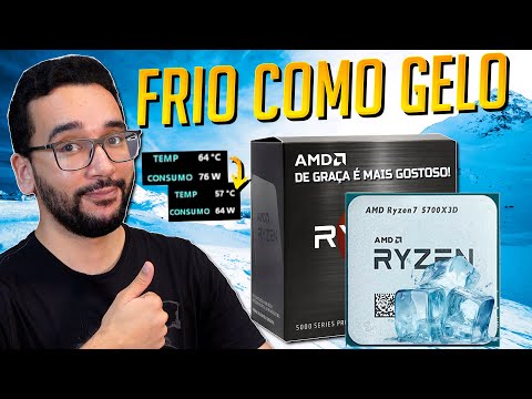They charge R$200. I teach for FREE and FAST! Reduce TEMPERATURE 5700X3D and other RYZEN 5000