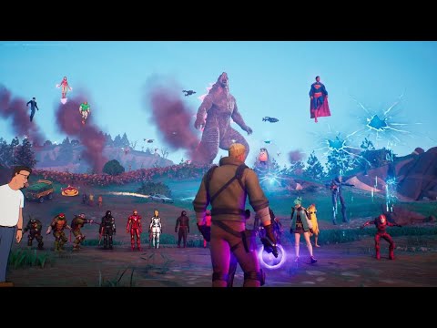 4K! GODZILLA, KONG, FORTNITE ZERO HOUR FINALE EVENT