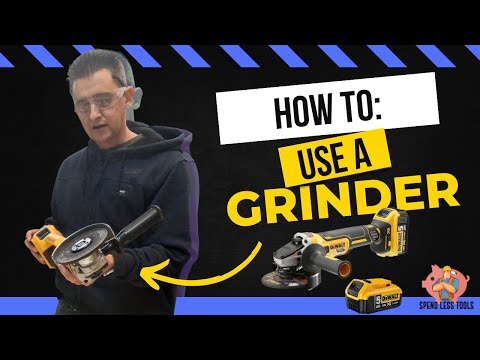 How To Use A Dewalt Grinder - Basics