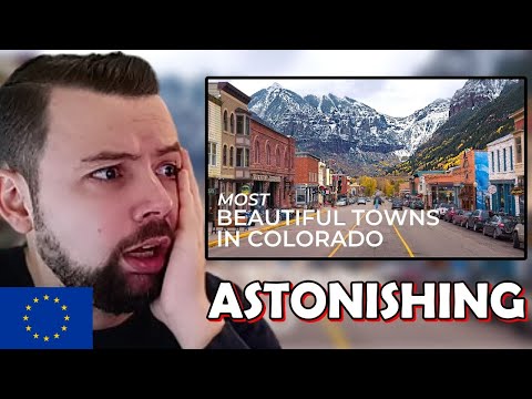 European Reacts: MOST BEAUTIFUL TOWNS IN COLORADO