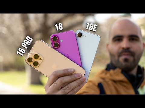 iPhone 16E vs. 16 vs. 16 Pro – Camera Comparison!