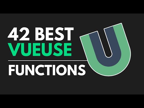 DON'T MISS THESE! 10 awesome, 11 useful and 21 situational VueUse functions.