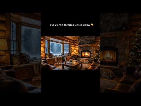 Cozy Fireplace & Golden Retriever 🐾🔥 #shorts #asmr #relaxing