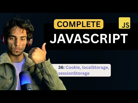 Lecture 36: Cookie, localStorage, sessionStorage Explained in JavaScript | JavaScript Series Mahesh