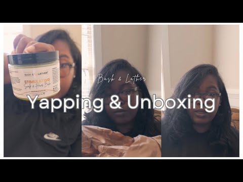 Unboxing & Yapping ✨ Stimulating Scalp & Hair Balm by Bask & Lather
