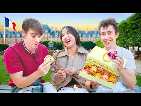 Trying every kind of macaron in Paris!