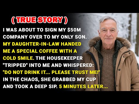 My Daughter-in-Law Gave Me Coffee Before The Meeting. The Maid Whispered, “Don’t Drink… Trust Me.”