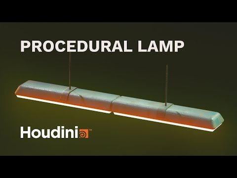 Procedural Lamp Houdini Tutorial