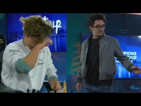 They said Carlsen is about to get checkmated then he sacrificed  his queen against Caruana