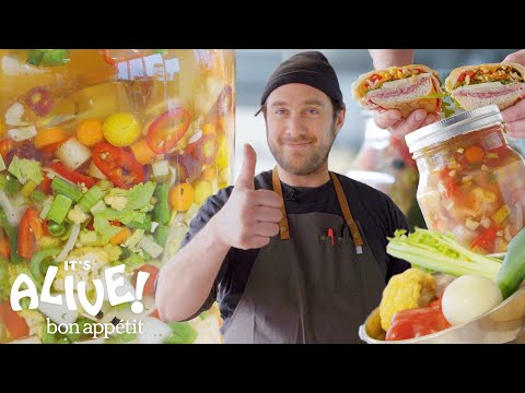 Brad Makes Giardiniera (Italian Pickle Relish) | It's Alive | Bon Appétit