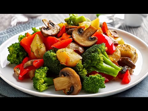 So lecker war Brokkoli noch nie! Brokkoli mit Gemüse in Knoblauchsauce