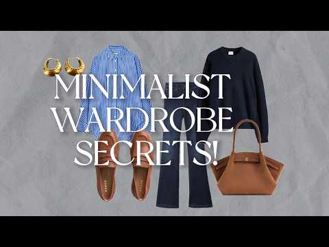 🔥 BUILD THE PERFECT MINIMALIST WARDROBE in 12 Minutes – What You’re Missing!
