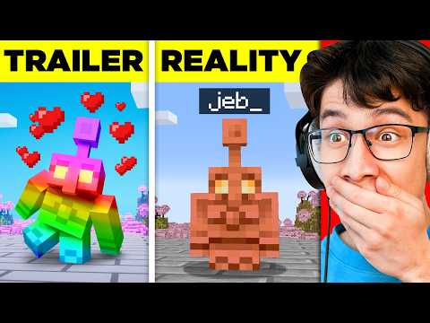 Testing Minecraft Trailer VS Reality