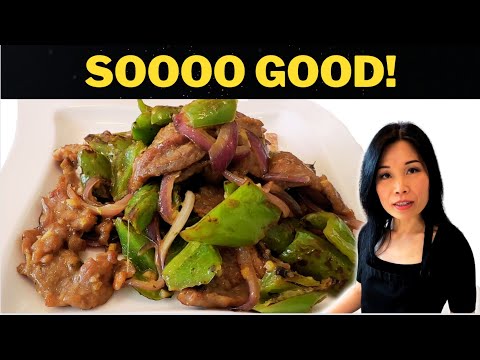 Beef Stir Fry with Anaheim Peppers 辣椒炒牛肉