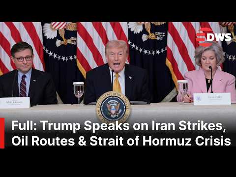 FULL BRIEFING: Trump Briefs Media on Iran Conflict, Oil Routes & Strait of Hormuz Crisis | AC1E