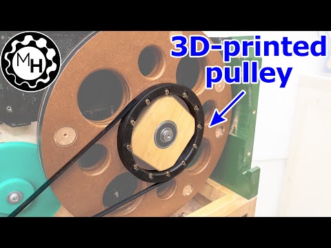 3D-printed Pulley for my Homemade 2HP Bandsaw (Bandsaw Upgrades Part 1)