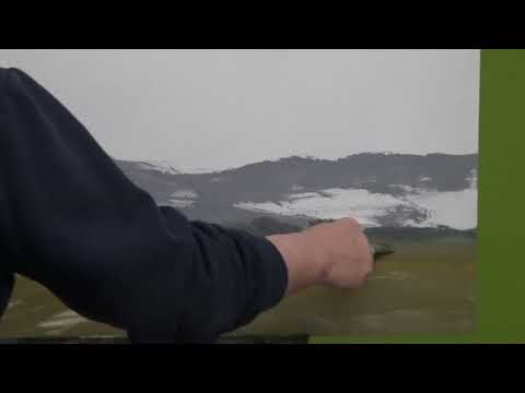 A Simple Snowscene, Oil Painting Made Easy - with Stuart Davies