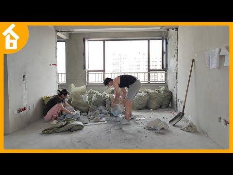 Genius couple secretly renovates mother's old house, mother will receive a surprise | Clean up