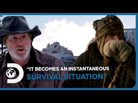 Dave & Cody Face Freezing Temperatures, Snow & Dangerous Icey Terrains | Dual Survival Marathon