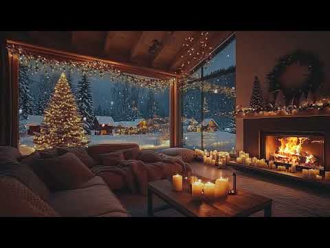 Stillness Gathering Near the Hearth 2025 | Soft Piano with Fireplace Glow for Restful Sleep