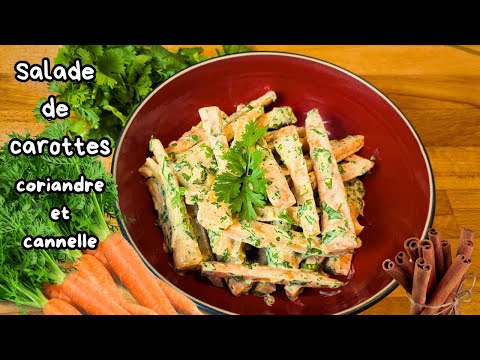 SALADE DE CAROTTES NOUVELLES CANNELLE & CORIANDRE