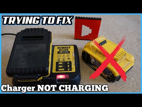 DeWalt DCB113 Battery Charger - Red Light BUT NOT CHARGING - Can I FIX it?