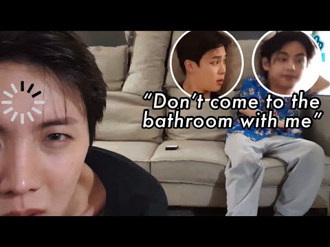 don’t let vhopemin do a Vlive together 😭 part 2 ft.Jungkook | toilet buddies & taetiddi*s?