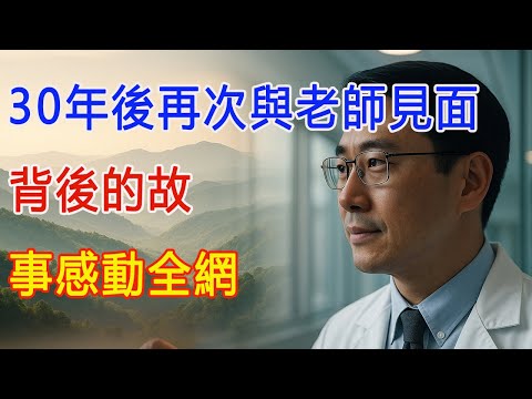 30年後再次與老師見面 背後的故 事感動全網#為人處世 #生活經驗 #情感故事 #故事 #小說 #戀愛 #情感 #婚姻