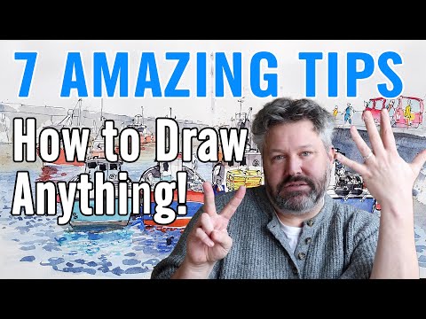 7 Beginners Tips  -  How to Start Drawing Anything