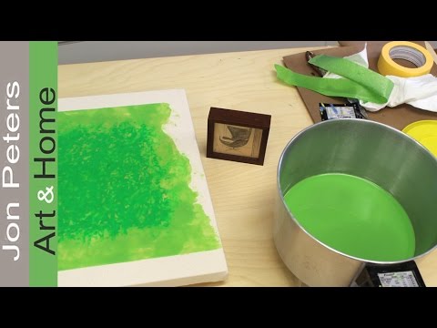 How to make Encaustic Painting - Texture Technique