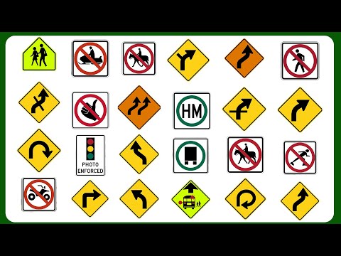 Top 40 Essential Must Know U.S. Road Signs For DMV Driving Test 2025 | Road Signs Quiz