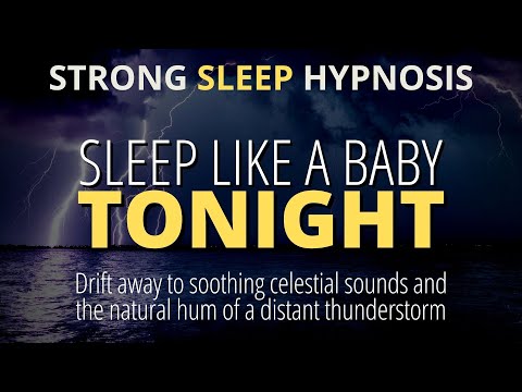 Sleep Hypnosis For Deep Sleep (Strong) | Fall Asleep Fast | Dark Screen