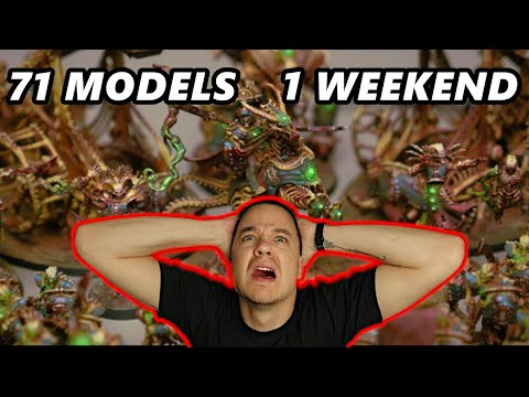 How to Paint Your Army in a WEEKEND!