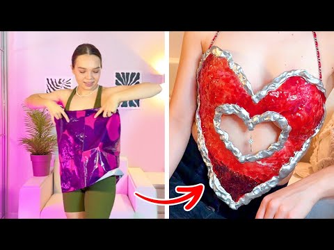 From Plastic bag to Beautiful Corset. Recycling ideas for Skillful Fingers