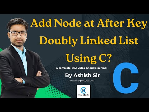 23 Add node at after in doubly linkedlist using C | #deletenode #clanguage #dsa
