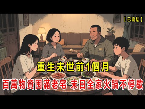 【已完结】丧尸爆发前 1 个月重生，我逼全家连夜搬老家，加固铁门装电网囤满物资，竟在末日天天吃火锅！#小说 #懸疑故事 #末世 #動漫 #重生 #恐怖