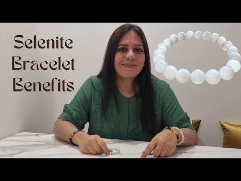 Selenite Bracelet Benefits #crystals #selenite