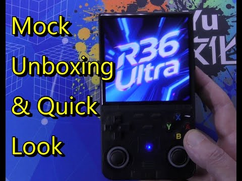 R36 Ultra Mock Unboxing & Quick Look