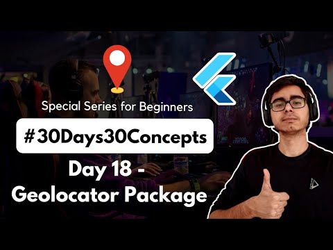 Geolocator Package in Flutter | Get Current Location | Flutter Complete Crash Course