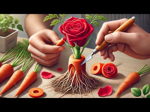 Just Carrots! Rose Grows 999 Roots Overnight