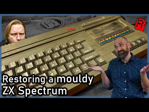 Restoring a mouldy ZX Spectrum micro computer from the '80s