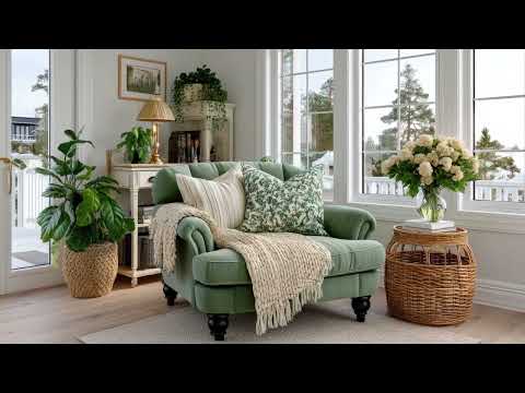 Green & Cream French Country Decor That Feels Rustic, Scandinavian & Timeless