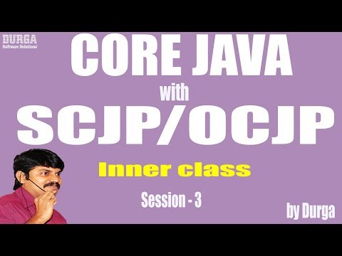 Core Java With OCJP/SCJP: Innerclass  Part- 3||anonymous inner class