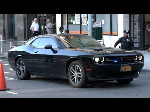 Armored trucks, security boats, police cars and more during UN week in New York