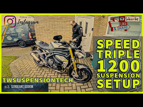 Speed Triple 1200 Suspension Setup @ Twsuspensiontech | Lots to Learn!